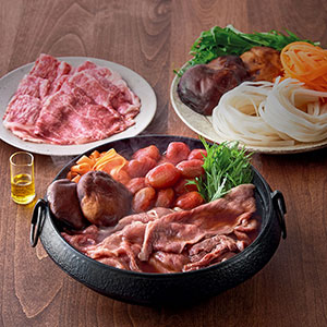 福島牛とワンダートマトのすき焼き 2人前