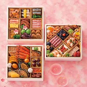 和・洋・和三段重「桜」(4人前) | 婦人画報のおせち