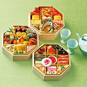 特撰おせち 八角三段重(4人前)