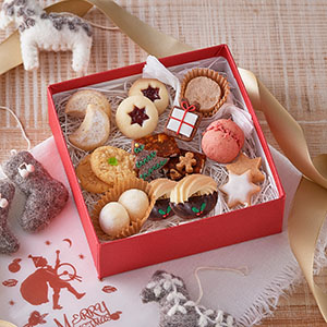 世界のお祝いクリスマスクッキーBOX 10種19個