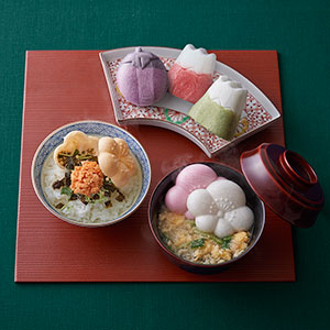 京のお茶漬とお吸物 迎春最中 7種9個