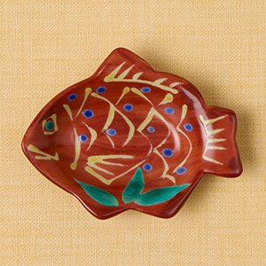 赤地径さんの豆皿(鯛)