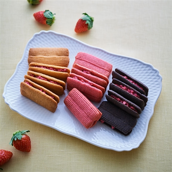 苺の誘惑　苺のチョコサブレ　3種12個