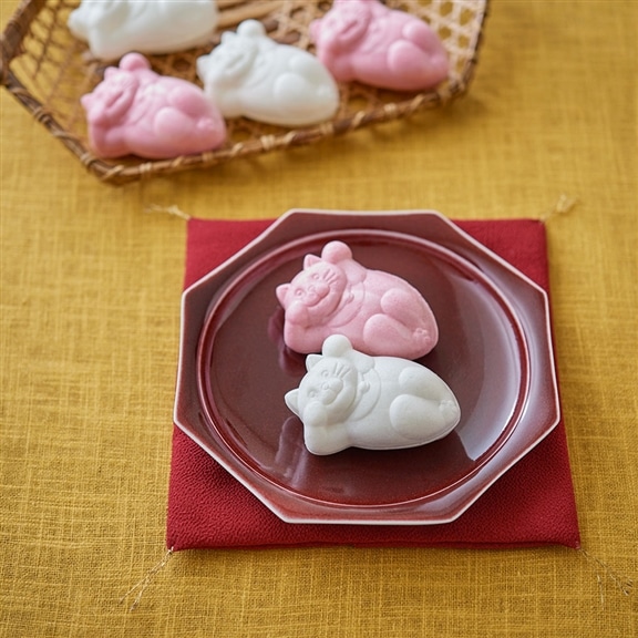 御菓子司 白樺 たらふくもなか祝い箱 6個2箱