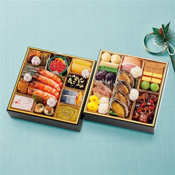 [賛否両論]監修　おせち二段重(4人前)