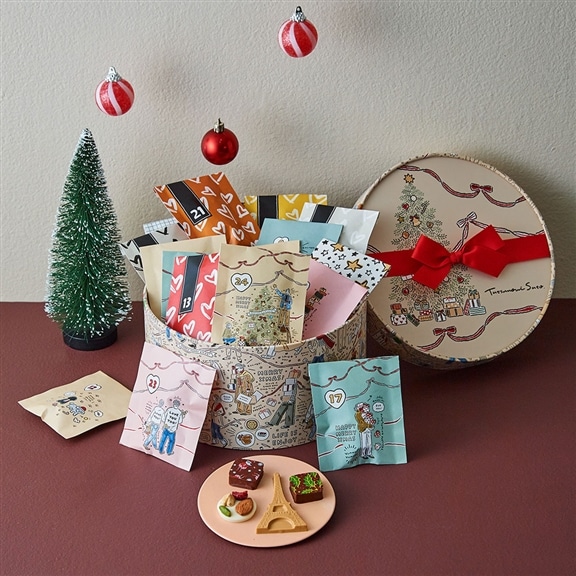 タツノリ サトウ ショコラティエが贈るクリスマスアドベントBOX 25種25袋