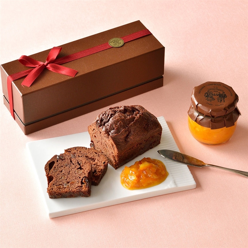 極上ショコラケーキとオレンジコンフィチュールで爽やかな秋のブレイクを！