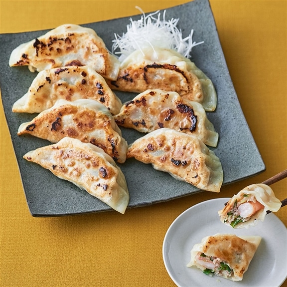 清緑園 巣鴨餃子 海老焼き餃子8個