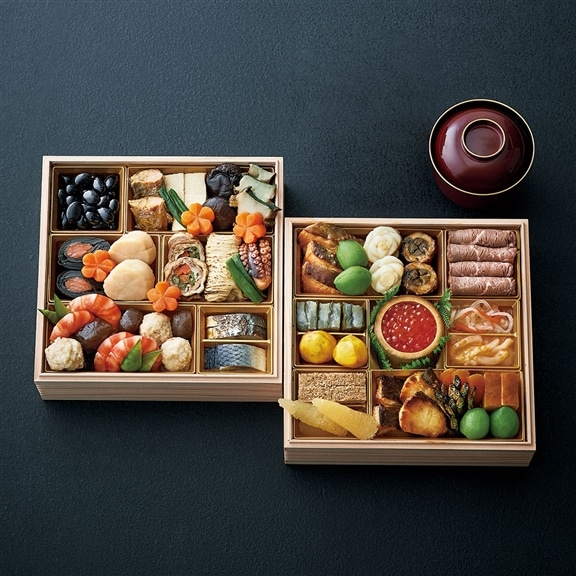 「じき宮ざわ」監修 おせち二段重(4人前)