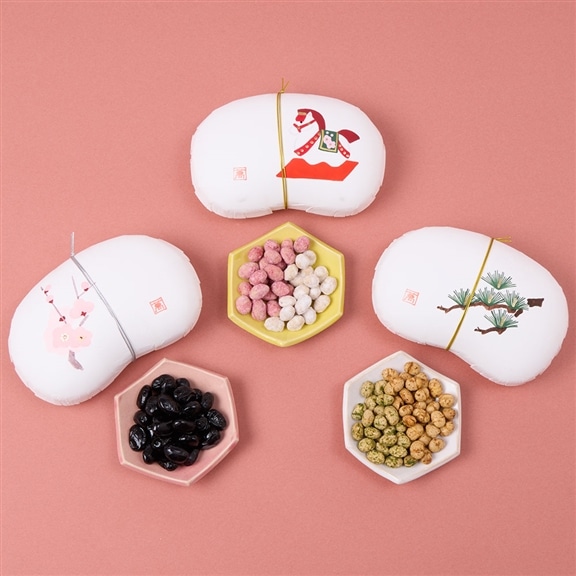 まめや金澤萬久　新春豆箱 午 5種6袋