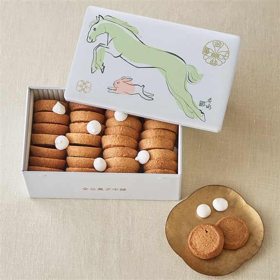 金谷菓子本舗　メープルキャラメルビスケ(Dynamic Horse／躍馬) 2種