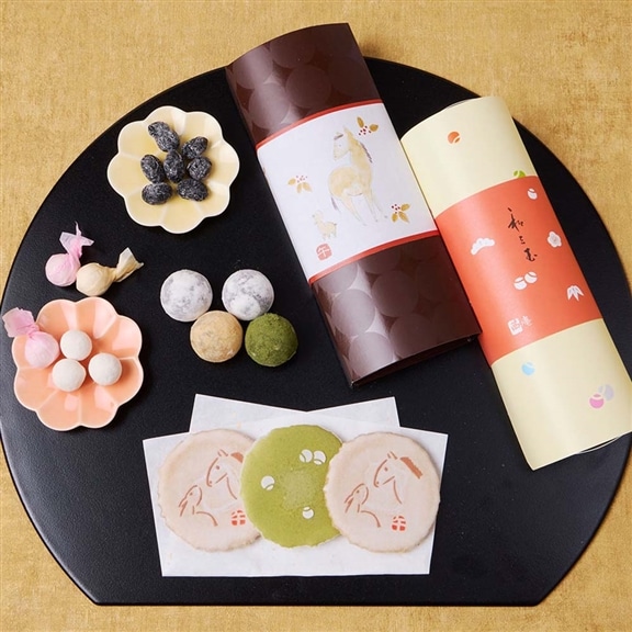 菓游 茜庵　迎春ひと口菓2026 午 4種