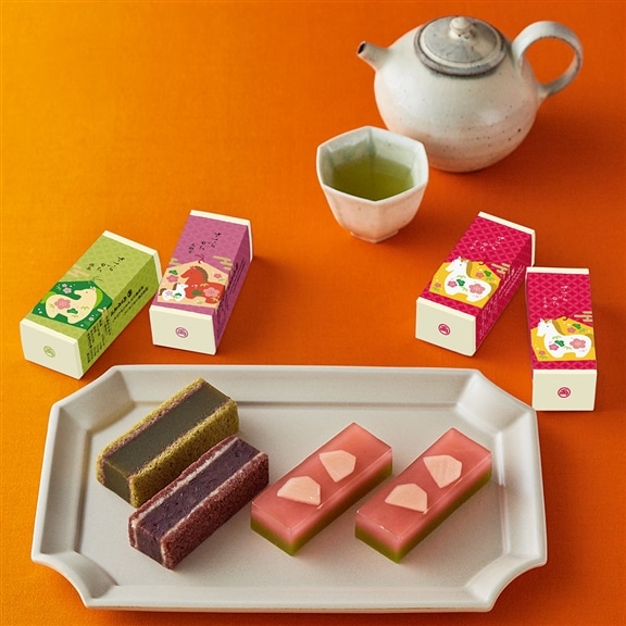 両口屋是清　干支ささらがた 3種8個