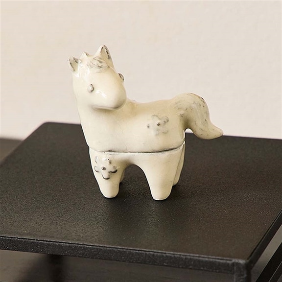 嘉門工藝 三原嘉子さんの仔馬の香合